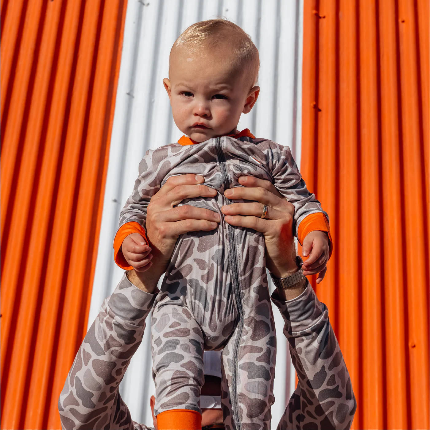 Burlebo x Whataburger WHATA Classic Deer Camo Baby Zip Up - Image 3