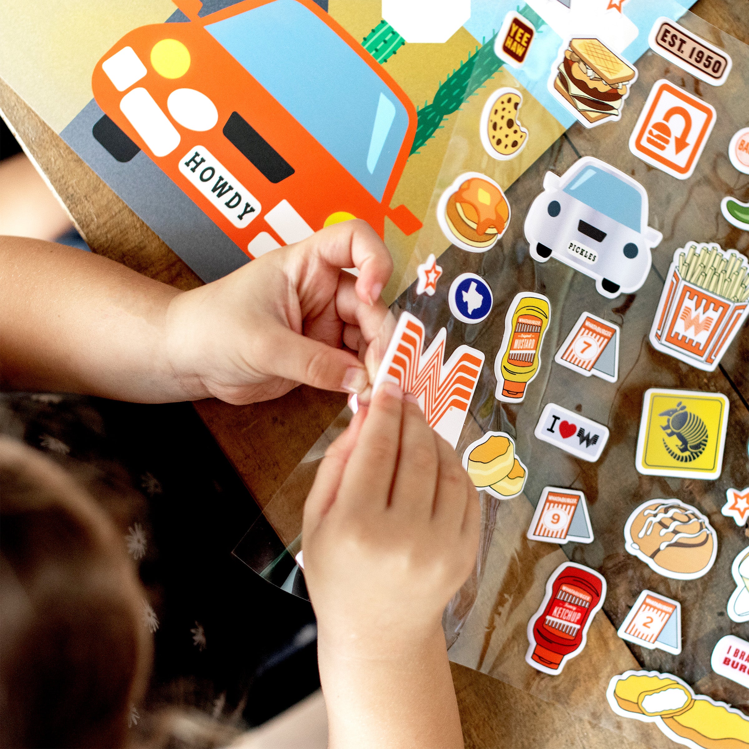 Little Foodies Reusable Sticker Play Set - Image 3