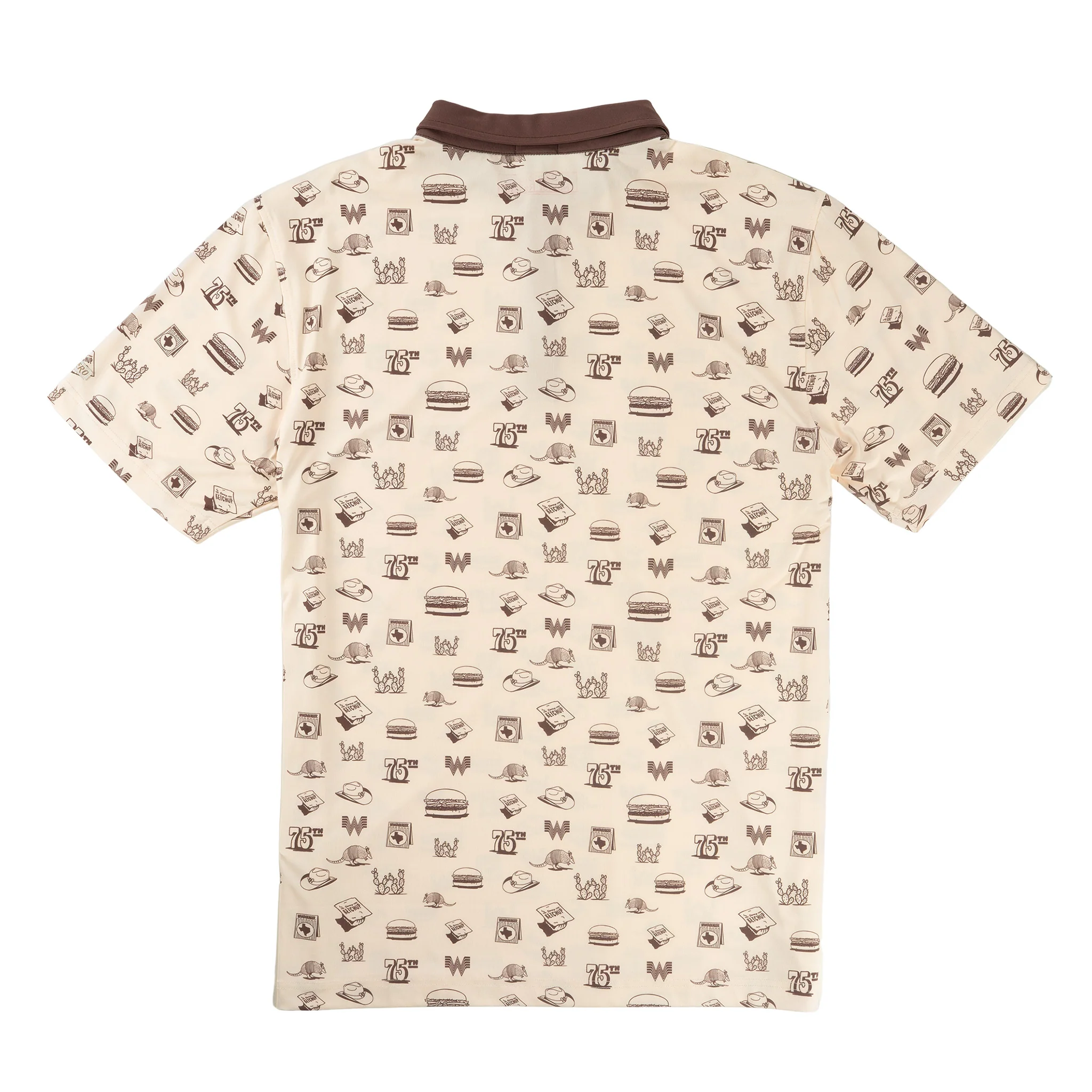 Sendero x Whataburger Hamburguesa Print Performance Polo - Image 6