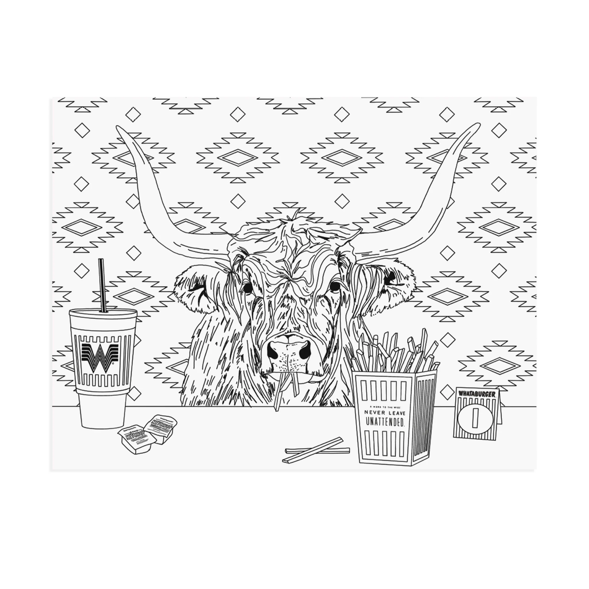 Whataburger Coloring Posters - Image 3